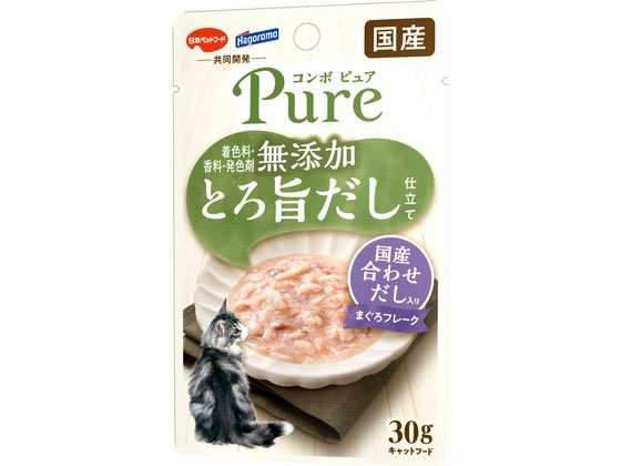 コンボ　ピュア　キャット　パウチ　まぐろ・国産合わせだし入り　30g　キャットフード　ウェットフード　関東当日便