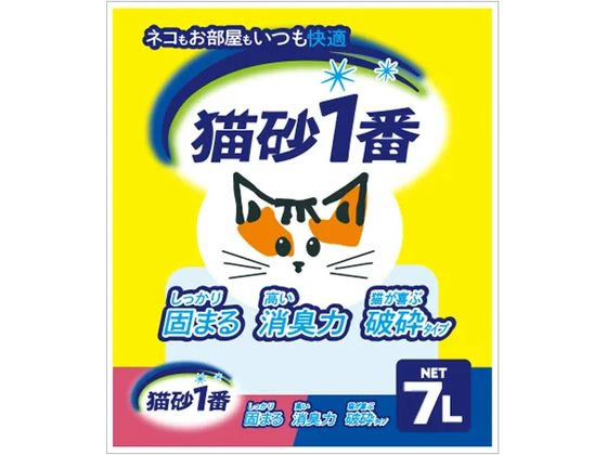 クニミネマーケティング 猫砂1番 7L 猫砂 シート 猫 キャット用 ペット トイレタリー