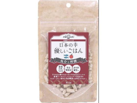 【お取り寄せ】マルカイコーポレーション nico cook 日本の幸 優しいごはん 魚介と林檎 50g ドライフード 犬 ペット ドッグフード