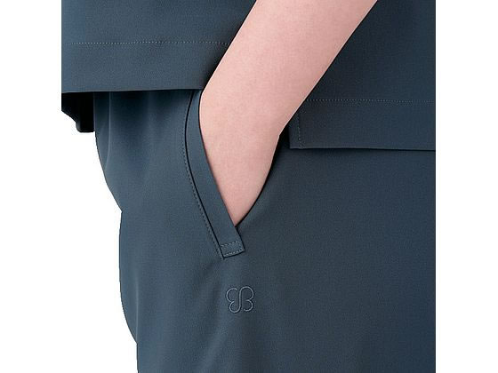 JET PRICEの【お取り寄せ】住商モンブラン パンツ 兼用 カーキグリーン LL UM702-KG スクラブパンツ スクラブ 医療服 ユニフォーム｜アングル2