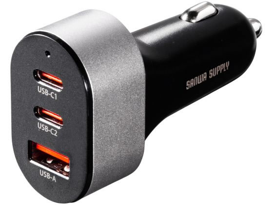 �ڤ����󤻡ۥ���掠�ץ饤 USB PD�б��������㡼���㡼(3�ݡ���) CAR-CHR83CPD