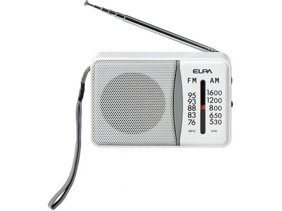 朝日電器 電池長持ちコンパクトラジオ ER-C58 ラジオ オーディオ ヘッドホン テレビ 家電