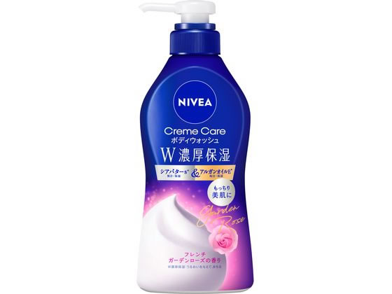 KAO ニベア クリームケアボディウォッシュ ローズの香り ポンプ 460mL ボディソープ バス ボディケア スキンケア