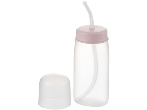 【お取り寄せ】リッチェル 使っていいね! ストロー付やわらかボトル 200 ピンク 自助具 食器 食事ケア 介護 衛生材料