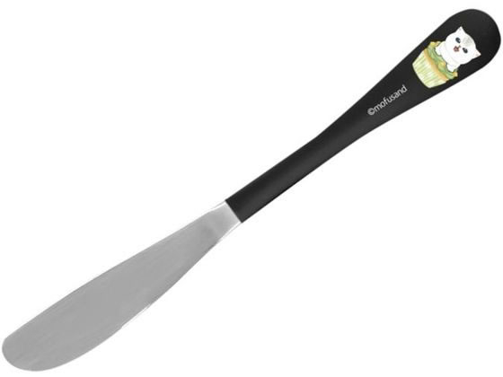 【お取り寄せ】東亜金属 モフサンド レディースナイフ カップケーキにゃんグリーン ナイフ カトラリー ..