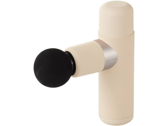 【お取り寄せ】エレコム 筋膜リリースガン 3段階振動 軽量 ベージュ HCR-GN01XBE ハンディマッサージャー マッサージ機器 理美容 セルフケア 健康家電