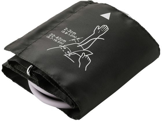 【お取り寄せ】エレコム 上腕式血圧計 交換用カフ 腕帯 ブラック HCM-CUFFAS02 血圧計 ヘルスケア 理美容 セルフケア 健康家電