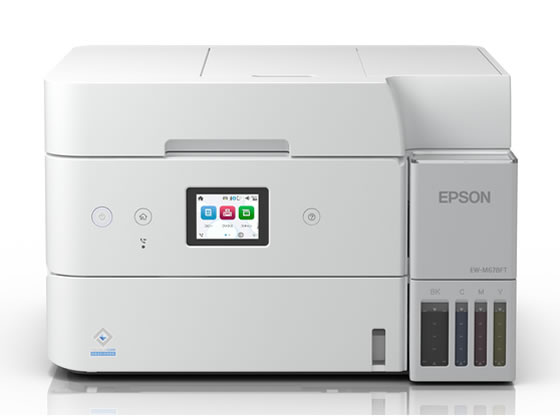 【お取り寄せ】エプソン A4カラーインクジェット複合機 エコタンク タッチパネル EW-M678FT プリンター複合機 プリンタ スキャナー パソコン プリンター 周辺機器 家電