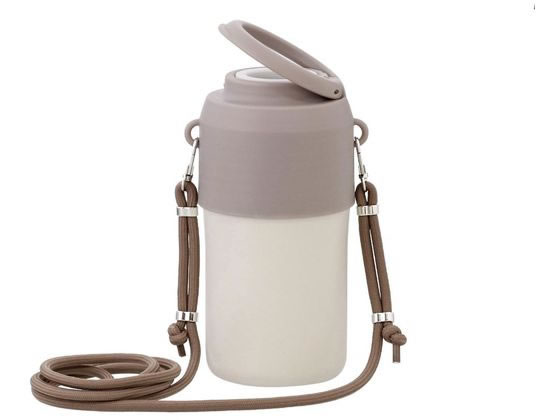 【お取り寄せ】LIV PLUS ペットボトルホルダー 300〜650mL ショルダー ベージュ 水筒 タンブラー キッチン雑貨