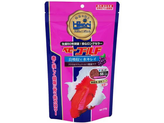 【お取り寄せ】キョーリン ベビーゴールド 210g 金魚 淡水魚用フード フード 観賞魚 ペット アクアリウム
