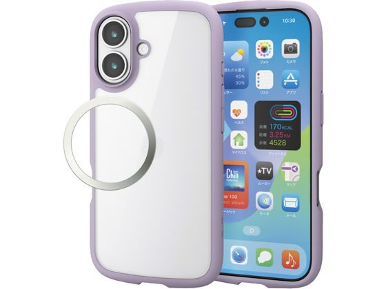 【お取り寄せ】エレコム iPhone17 耐衝撃ケース ラベンダー PM-A25ATSLFCPU スマートフォン用ケース カバー スマートフォン関連品 スマホ タブレット関連品