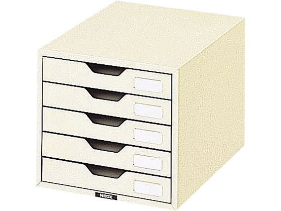 【お取り寄せ】ナカバヤシ レターケース 浅5段 A4タテ型 NLC-5 レターケース デスクトップ収納 デスク周り 文具