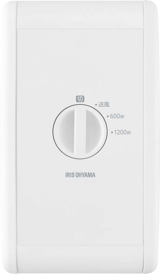 JET PRICEのアイリスオーヤマ コンパクトセラミックファンヒーター ACH-KD12A-W 電気ストーブ セラミックファンヒーター ストーブ 空調家電｜アングル2