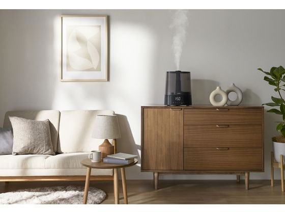 アイリスオーヤマ 上給水ハイブリッド式 加湿器ブラック AHM-HUT55A-B 気化式加湿器 加湿器 空調家電