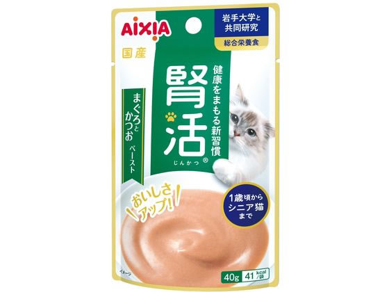 【お取り寄せ】アイシア 腎活 まぐろとかつお ペースト 40g JK-2 アイシア ウェットフード 猫 ペット キャットフード