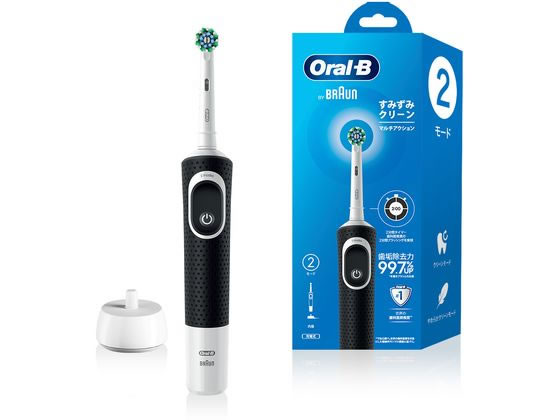 【お取り寄せ】ブラウン 電動歯ブラシ オーラルB すみずみクリーン ブラック 電動ハブラシ オーラルケア 理美容 セルフケア 健康家電