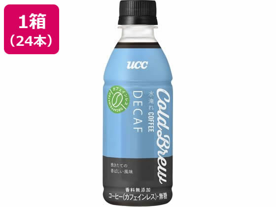 UCC Cold Brew DECAF PET 270mL 24本 カフェインレス デカフェ ペットボトル コーヒー 飲料