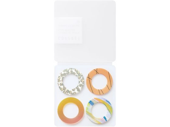 キングジム コフレW アプリコットオレンジ COFW003 デコレーション用マスキングテープ シールタイプ デ..