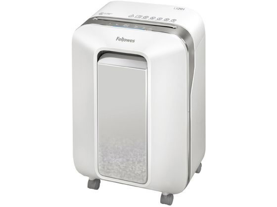 【お取り寄せ】フェローズ シュレッダー LX201 ホワイト マイクロカット 22L FE-5180101 オートフィードなし 業務用シュレッダー 容量 事務機器