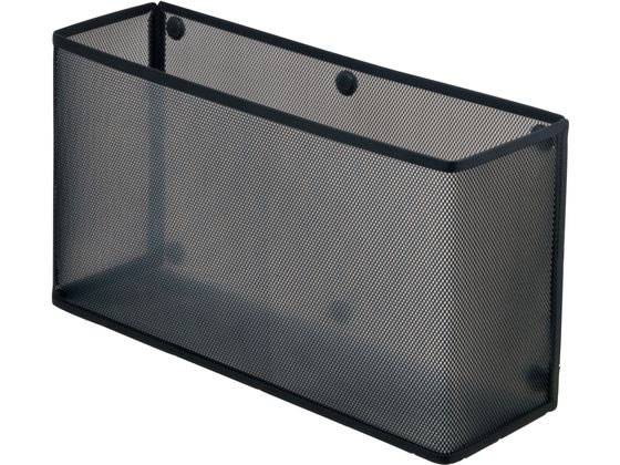 【お取り寄せ】リヒトラブ マグネットポケット A4横ワイド W330×D100×H180 黒 デスクトップパネル デス..