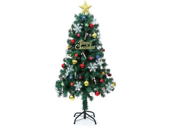 �ڤ����󤻡ۥ����ƥå� ���ꥹ�ޥ��ĥ꡼ 120cm �����ʥ����դ� 11790 Ź�� POP �Ǽ�