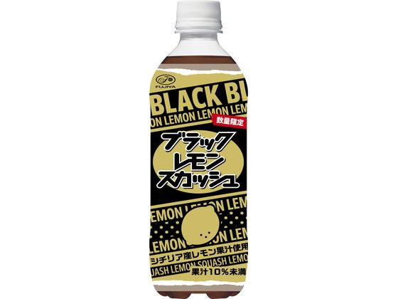 伊藤園 不二家 ブラックレモンスカッシュ 500mL 果実 フルーツ 炭酸飲料 飲料 ジュースのサムネイル