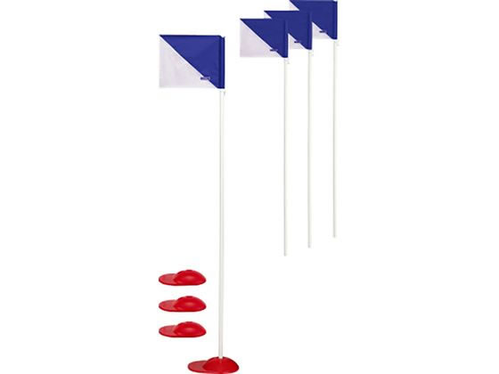 【お取り寄せ】モルテン サッカー用品 簡易コーナーフラッグ 4本セット CF4BS