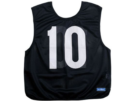 【お取り寄せ】モルテン ゲームベスト 黒 10枚組 GB0113BK