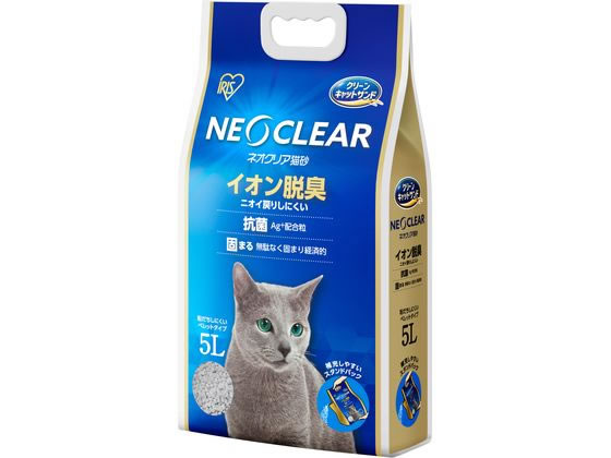アイリスオーヤマ ネオクリア猫砂 5L NC-5L 猫砂 シート 猫 キャット用 ペット トイレタリー