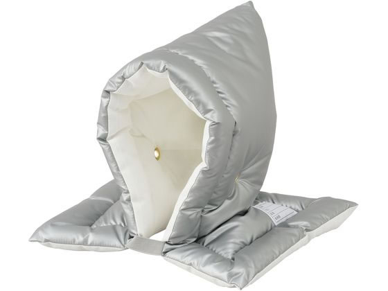 アイリスオーヤマ 防災頭巾 Lサイズ シルバー BZN-390L 防災頭巾 カバー 避難グッズ 防災