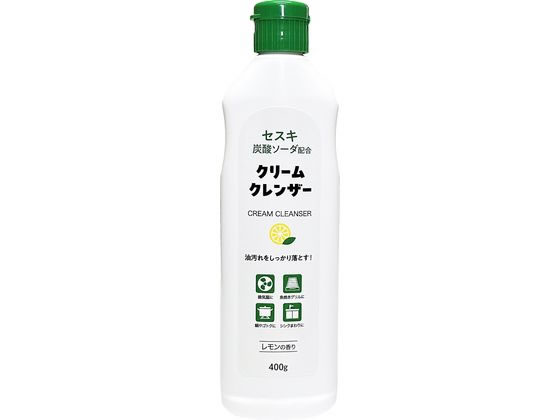 ミツエイ セスキ炭酸配合 クリームクレンザー ホワイト 400g クレンザー キッチン 厨房用洗剤 洗剤 清掃
