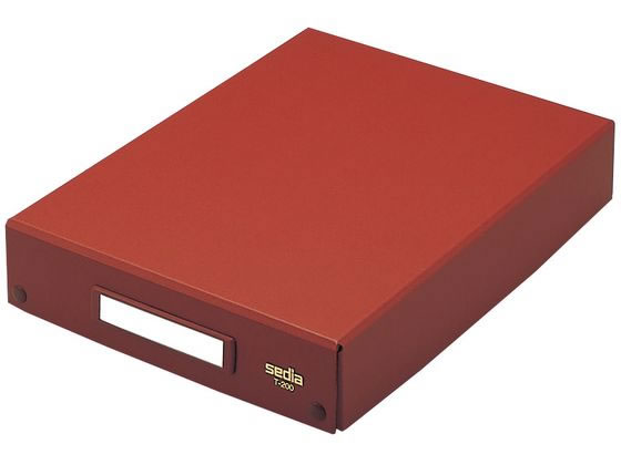 セキセイ デスクトレー A4 茶 T-200-01 文書保存箱 ボックス型ファイル
