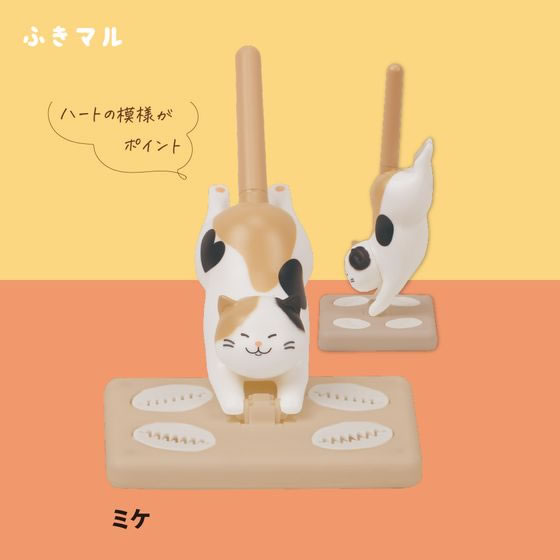 サンスター文具 限定 卓上クリーナー ふきマル ミケ S8106100 デスク周り 文具 jetprice-10726653 JET PRICE サンプル画像2