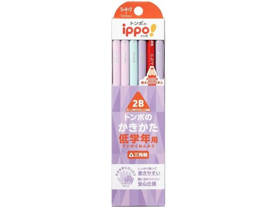 【商品説明】●お子様の小さな手にぴったりするように、通常の鉛筆よりも約14mm短くしました。●木口の角が丸く優しい仕様です。●鉛筆11本、赤鉛筆1本のセットです。●小学生の人気色に合わせた軸色です。ノンキャラクター指定の学校にも使用できる無地カラーです。●正しい持ち方を確認しやすい三角軸です。【仕様】●仕様：短寸（161mm）、鉛筆…三角軸11本、赤鉛筆…六角軸1本、紙箱入り●用途：学習用●カラー：パープル系（パープル・ピンク・ミント）●硬度：2B【備考】※メーカーの都合により、パッケージ・仕様等は予告なく変更になる場合がございます。【検索用キーワード】トンボ鉛筆　とんぼえんぴつ　トンボエンピツ　トンボエンピツ　TOMBOW　tombow　ippo！　IPPO！　イッポ　いっぽ　イッポ　鉛筆　えんぴつ　鉛筆　かきかた鉛筆　書き方鉛筆　低学年　低学年用　三角プレーン　2B　MP−SEPB01−2B　MPSEPB012B　小学校　小学生　卒園　入学　プレゼント　お祝い　オフィス　学校　学童　学童用　学童用品　文具　文房具　筆記　筆記具　筆記用具　鉛筆　sch_hi01　X801SJ低学年のお子様の小さな手にぴったりな長さの鉛筆です。