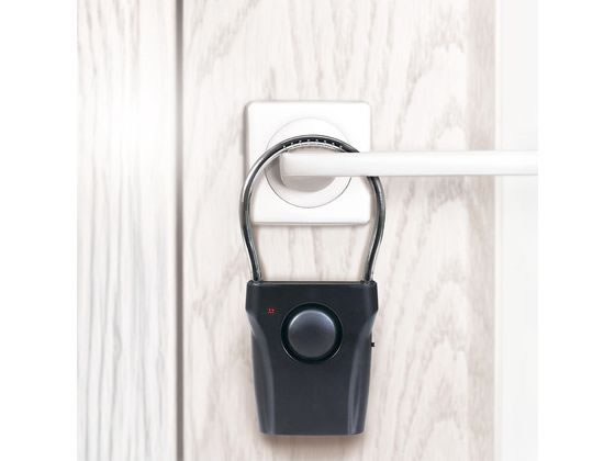 【お取り寄せ】ハック ドアノブ振動感知アラーム 35706 防犯アラーム ブザー 防犯対策 防犯