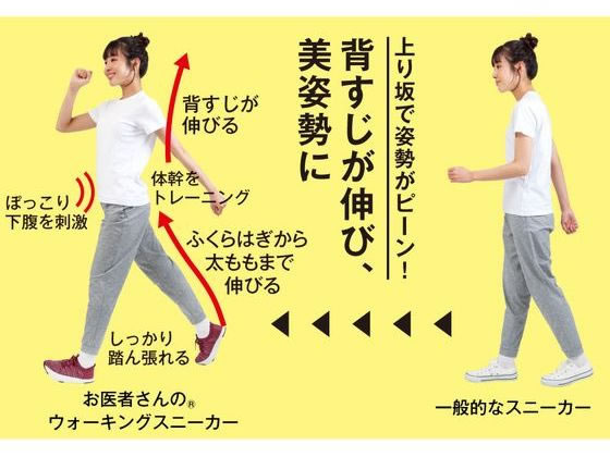 【お取り寄せ】アルファックス お医者さんのウォーキングスニーカー L ワイン 708933 健康 アイデアグッズ jetprice-10719972 JET PRICE サンプル画像3