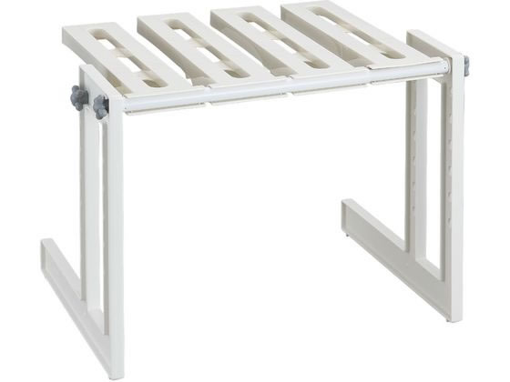 【お取り寄せ】伸晃 洗面下 フリーラック 伸縮タイプ S MTS-SX 浴室 洗面所 日用雑貨