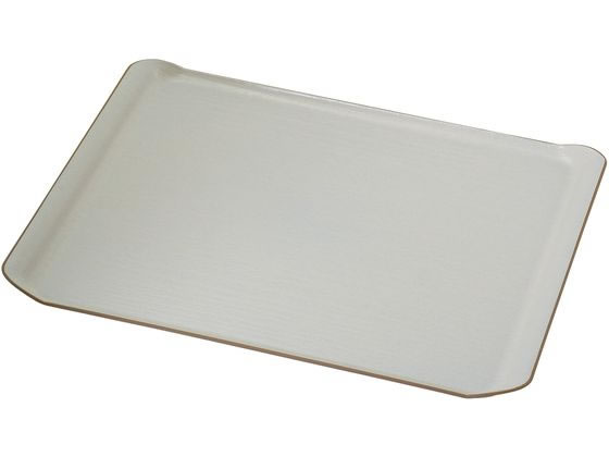 【お取り寄せ】パール金属 ノンスリップ抗菌ランチョントレー 36cm ホワイト KB-4