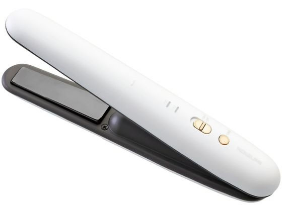KOIZUMI コードレスストレートアイロン 18mm ホワイト KHS8660W ヘアアイロン ドライヤー 理美容 セルフケア 健康家電(2.0)