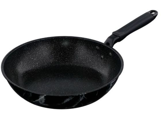 【お取り寄せ】LIV PLUS ベストコ フライパン 28cm ブラック 大理石柄 フライパン 炒め鍋 鍋 厨房 キッチン