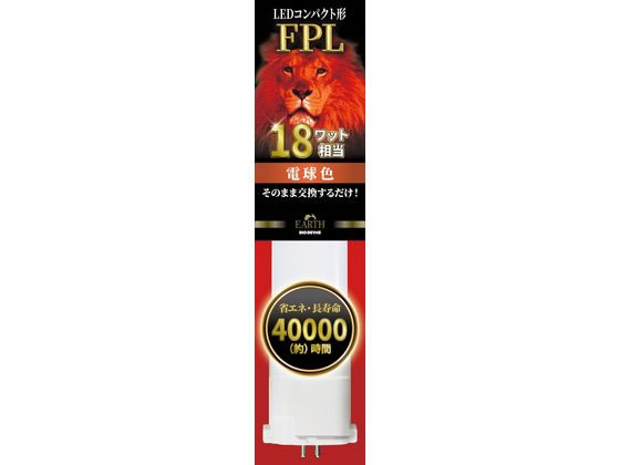 エコデバイス LEDコンパクト形 FPL18W相当 電球色 EFPL18LED-W