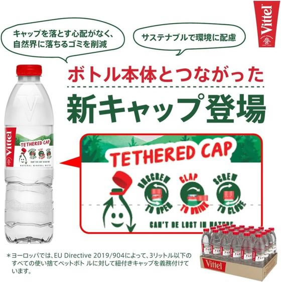 ヴィッテル PET 500mL V6-03 ミネラルウォーター 硬水 水 飲料
