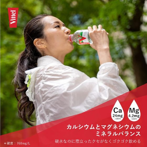 ヴィッテル PET 500mL V6-03 ミネラルウォーター 硬水 水 飲料
