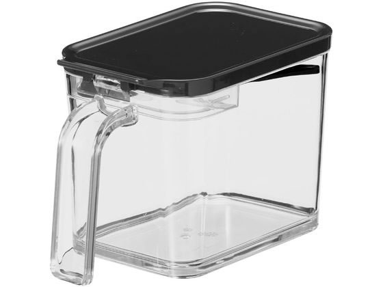 Other - アスベル フォルマ MR 調味料ポット スプーン付 R 700mL ブラック 泡立て 調味料入れ ロート 調理小物 厨房 キッチン