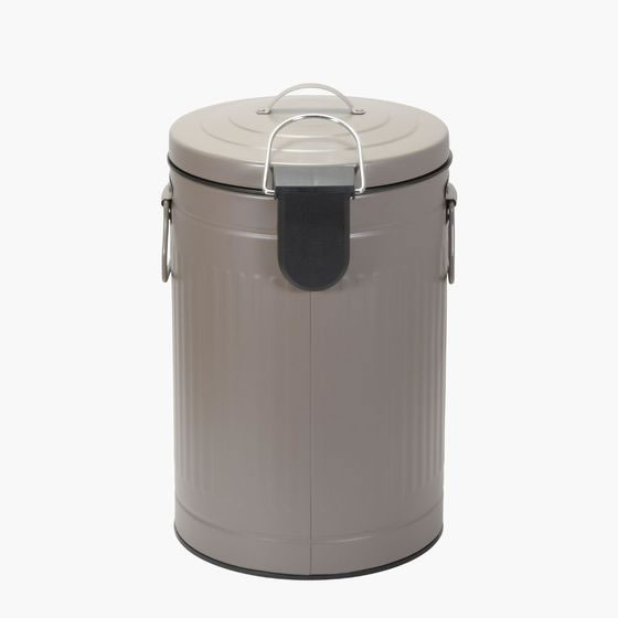 【お取り寄せ】LIV PLUS Boite トラッシュカン ふた付 ペダル式 12L ブラウン ペダルオープンタイプ ゴミ箱 ゴミ袋 清掃 [2]