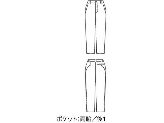 【お取り寄せ】住商モンブラン パンツ レディス 白 LL MB151-0101 白衣パンツ 医療服 ユニフォーム