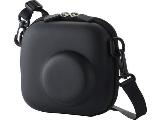 【お取り寄せ】エレコム チェキケース instaxmini対応 フラット ブラック IC-CCGPFLBK