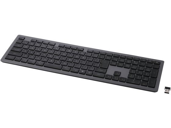 【お取り寄せ】エレコム ワイヤレスフルキーボード BT無線 充電式 黒 TK-PN10FMPBK キーボード マウス 入力機器 パソコン 家電