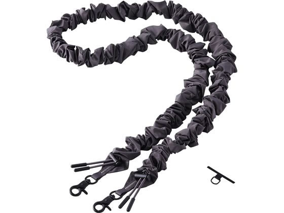 【お取り寄せ】エレコム スマホショルダー シュシュ風デザイン チャコール P-STSDH1SCOGY スマートフォン関連品 スマホ タブレット関連品