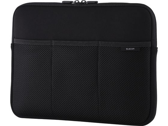 乐天商城 - 【お取り寄せ】エレコム パソコンケース 13.3インチ メッシュポケット×3 黒 BM-IB3PT13BK スリーブ インナーバッグ PC パソコン 家電